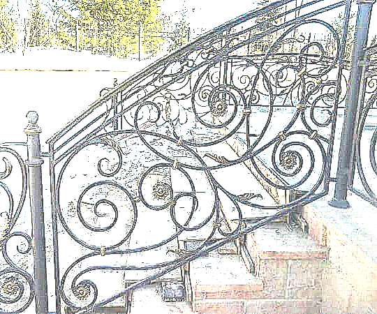 Художественная ковка перил